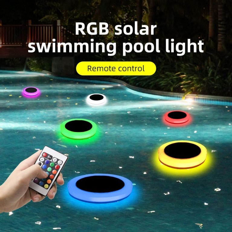 RGB Solar swimming pool led light