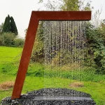 Indoor Rain Waterfall Pool Rain Curtain