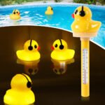 Duck Floating Thermometer for Hot Tubs, Spas, Bathtubs & Fish Ponds