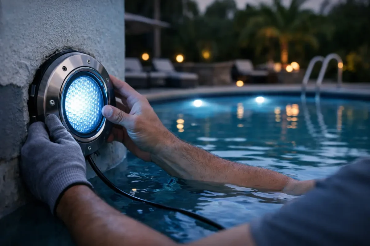 How to Install Pool Lights Correctly