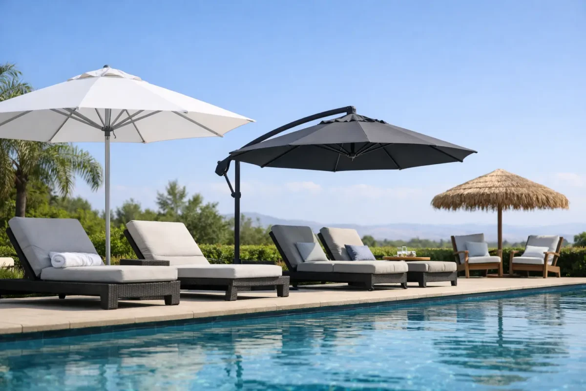 Swimming Pool Umbrella Choices That Perform