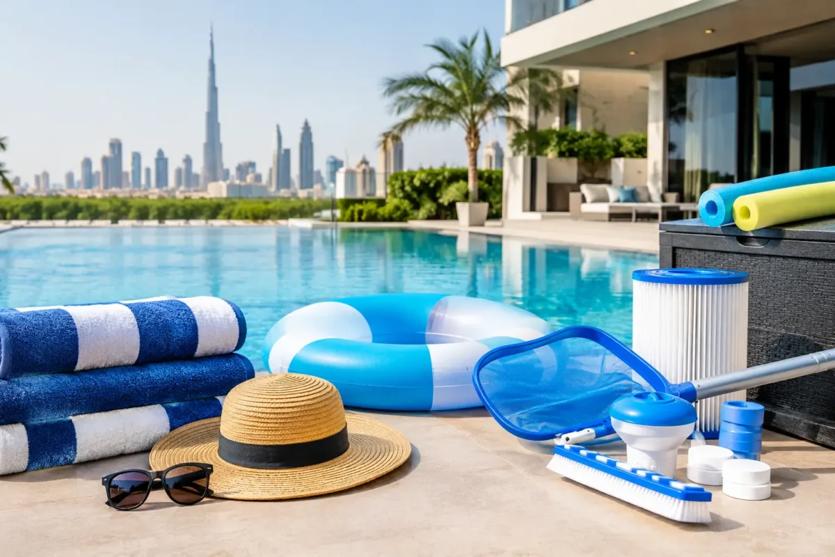 Essential Villa Pool Accessories List for UAE Homes